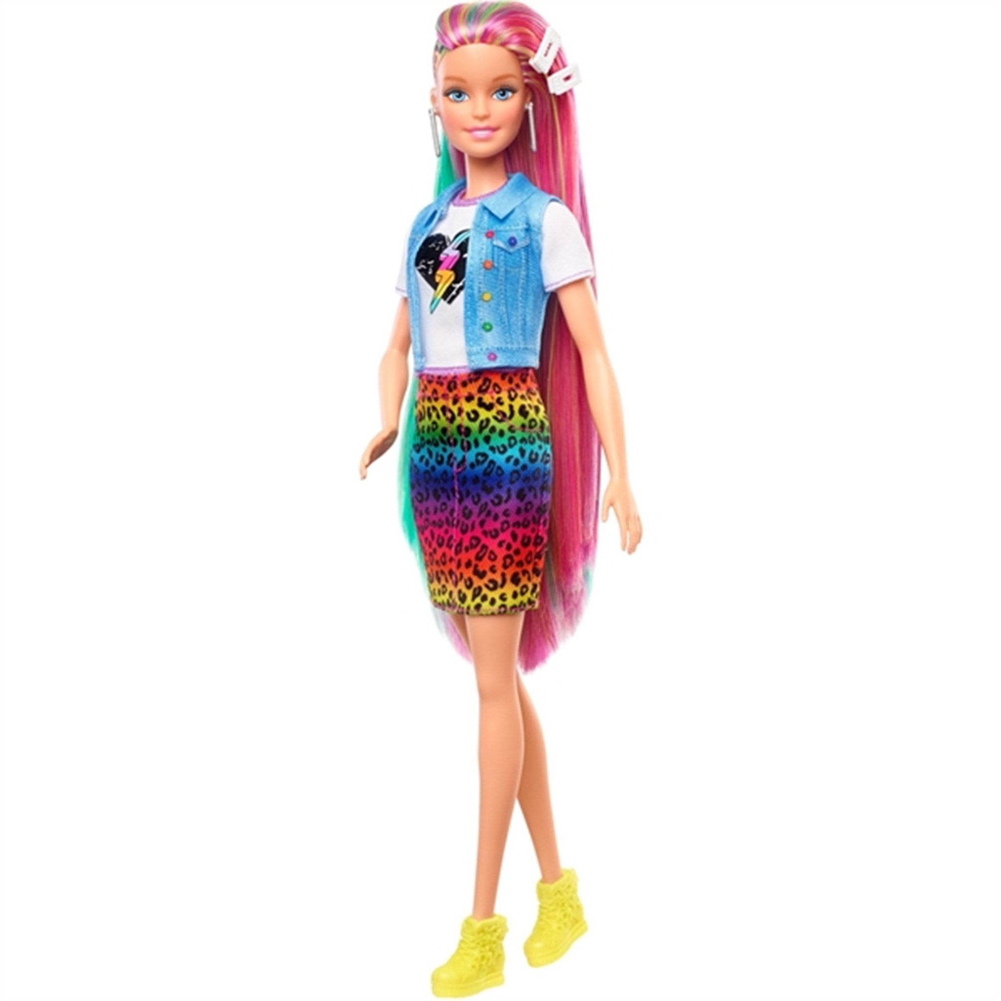 Barbie® Hair Feature Doll Leopard Rainbow 3