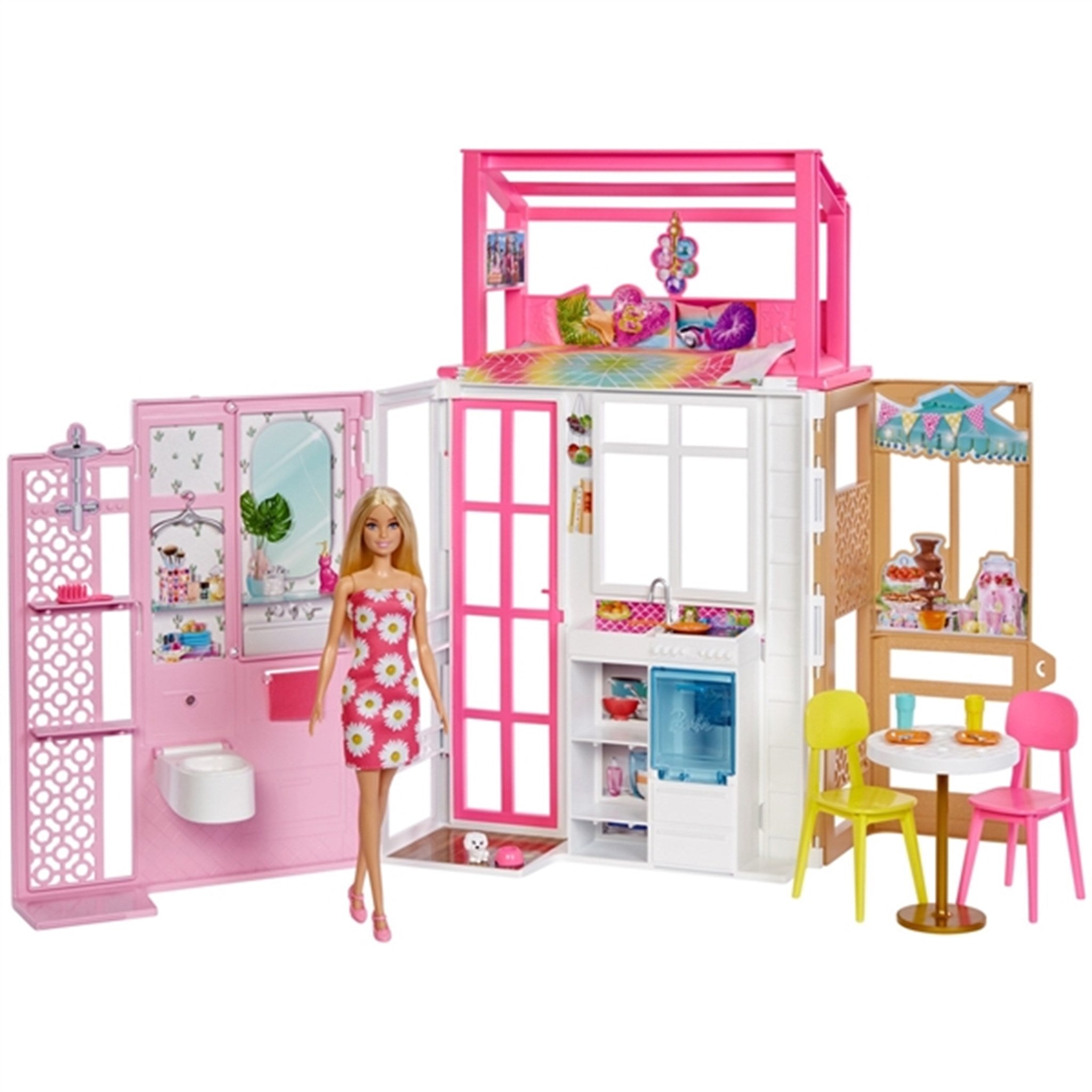 Barbie® Grab and Play Dollhouse Incl. Doll 7