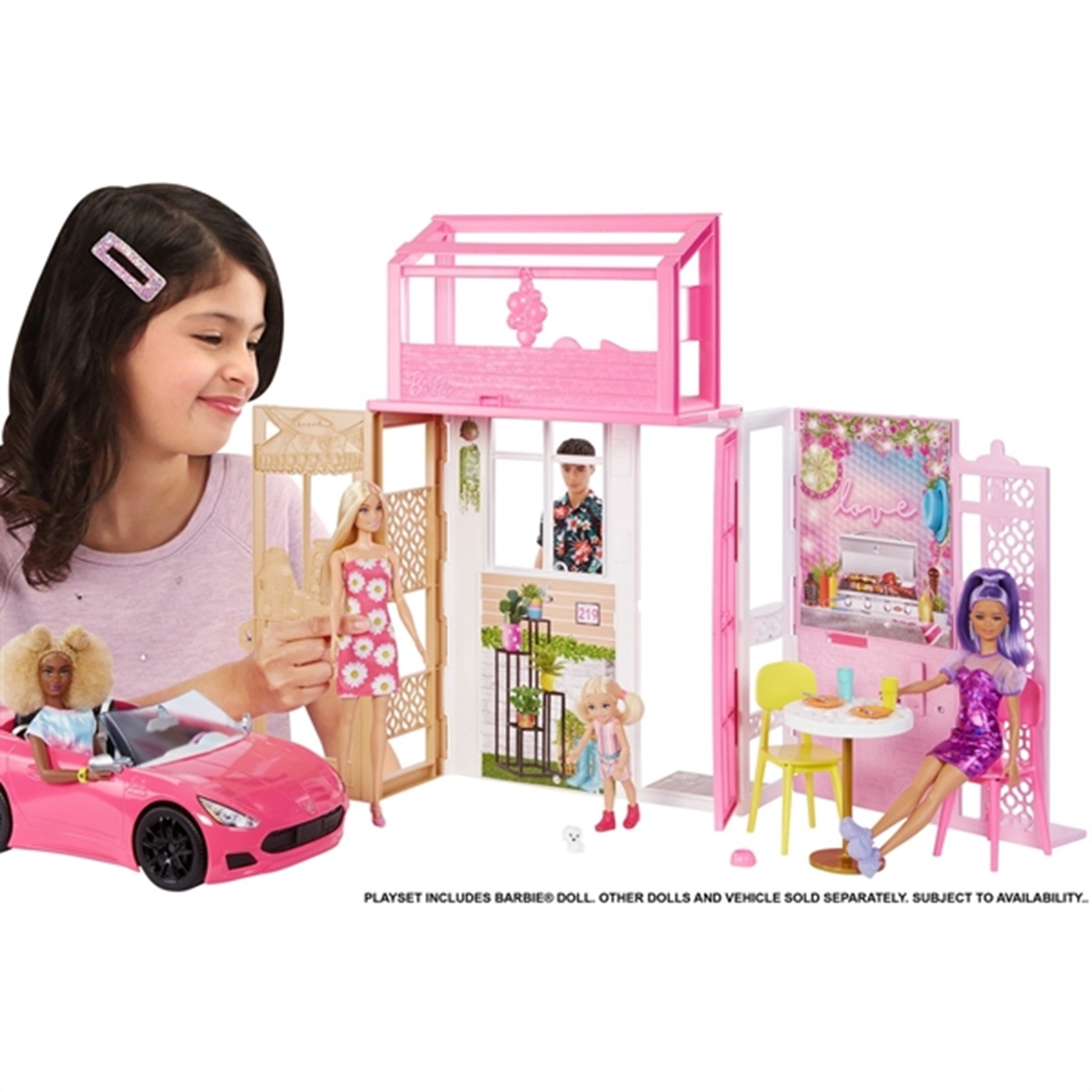 Barbie® Grab and Play Dollhouse Incl. Doll 5