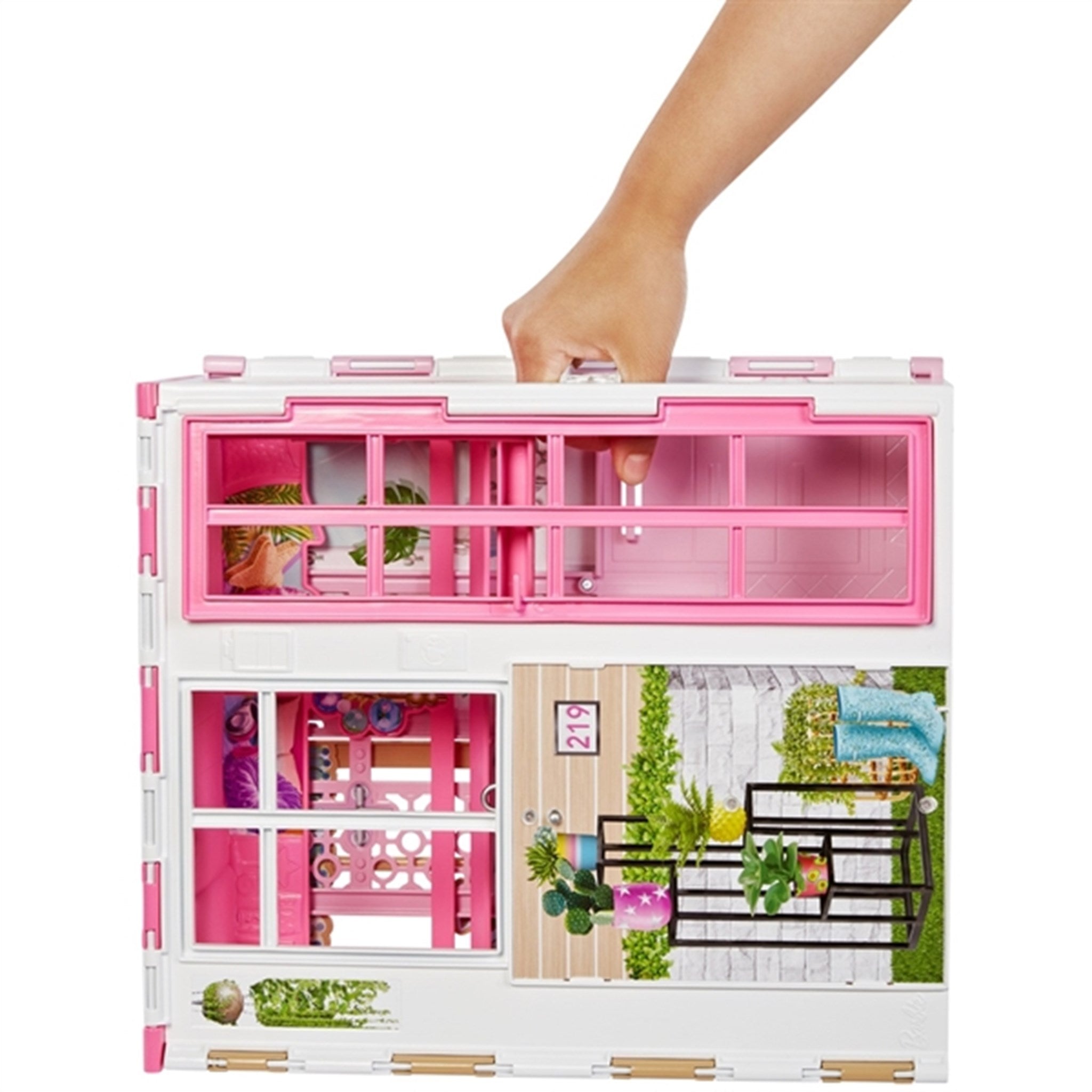 Barbie® Grab and Play Dollhouse Incl. Doll 6