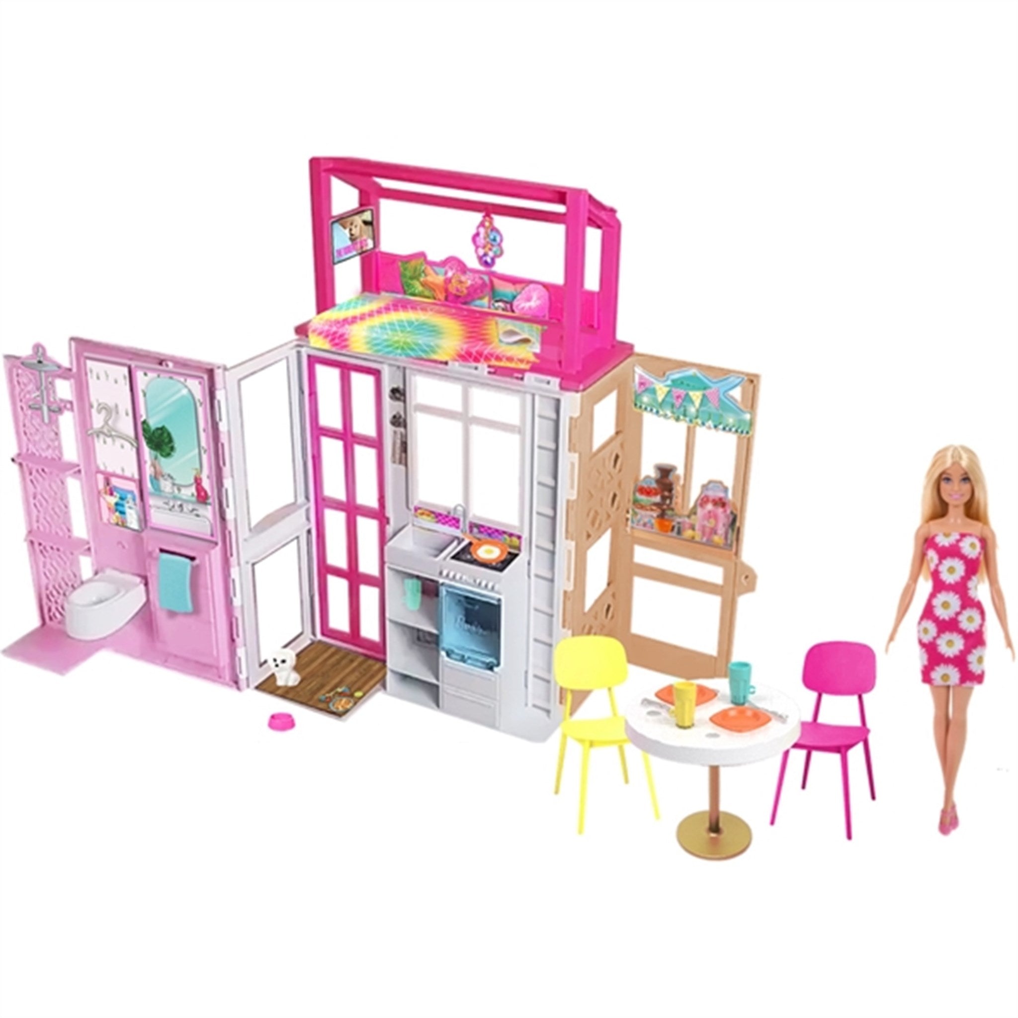 Barbie® Grab and Play Dollhouse Incl. Doll