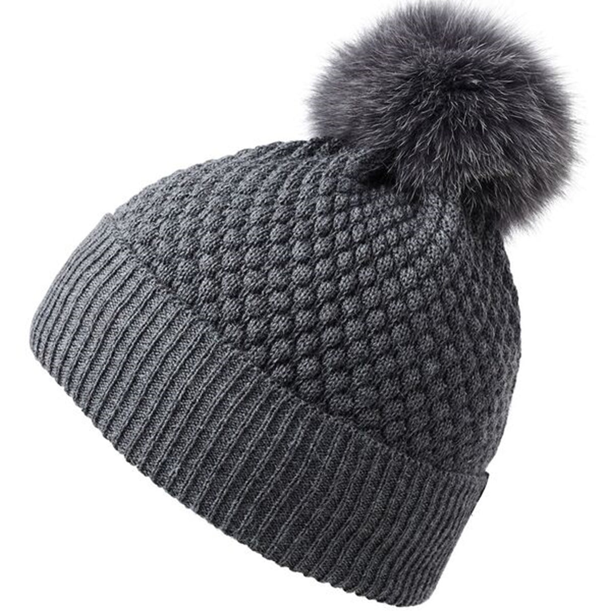 MP Chunky Oslo Beanie Dark Grey Melange 97501 497