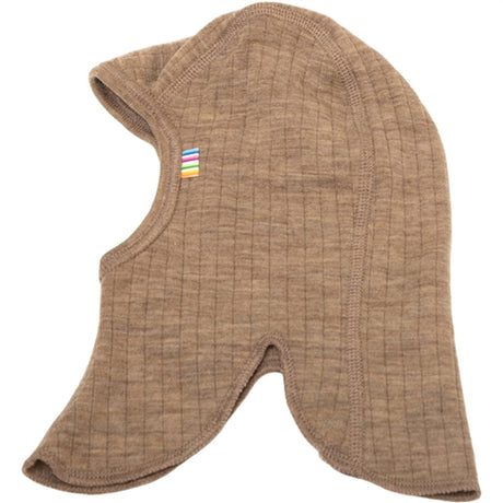 Joha Wool Beige Balaclava 2-Layer Basic