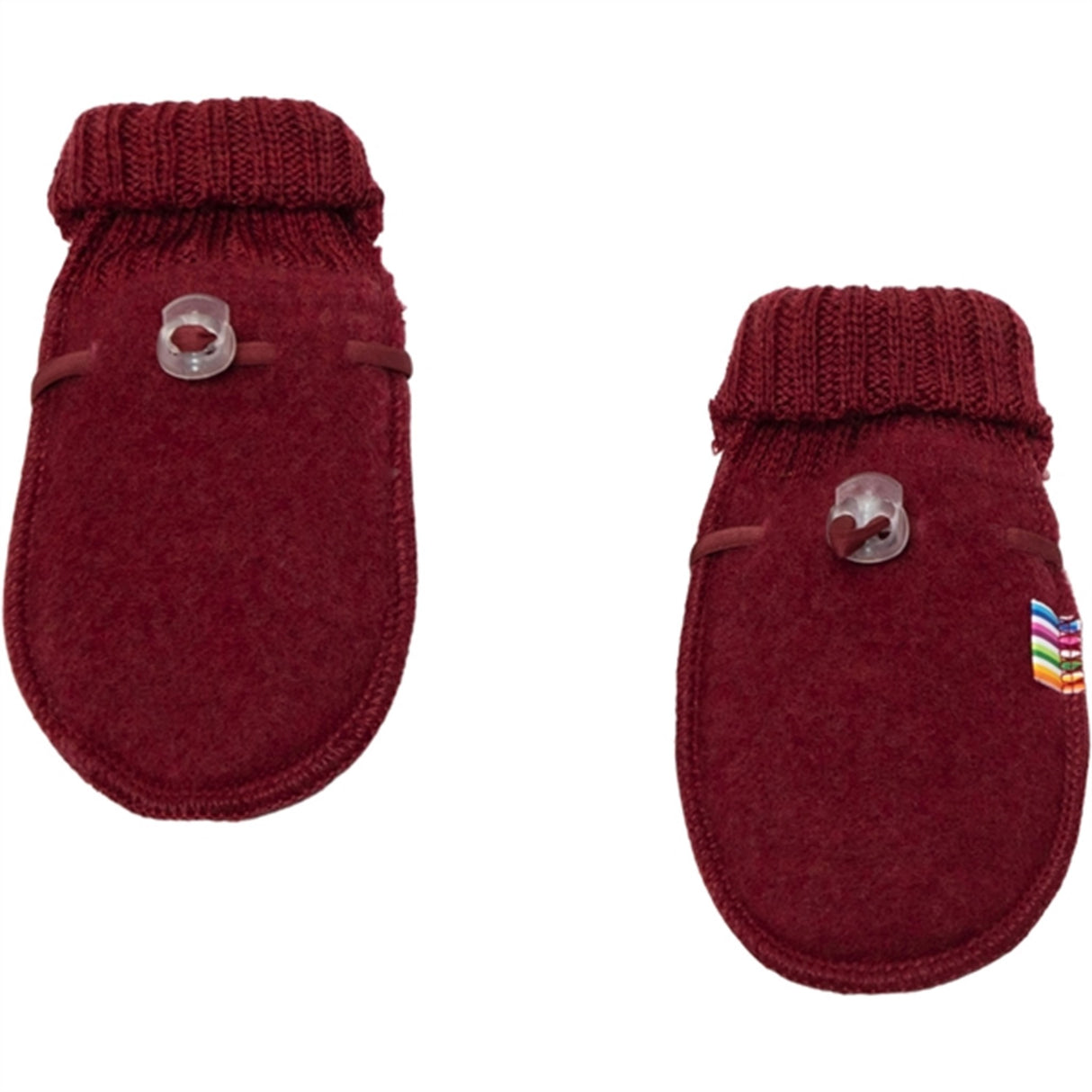 Joha Soft Wool Bordeaux Baby Mittens