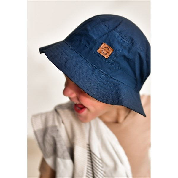 Mikk-Line Summer Bucket Hat Solid Blue Nights 2