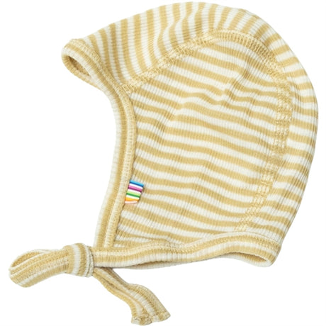 Joha Wool/Silk Yellow Stripe Baby Helmet