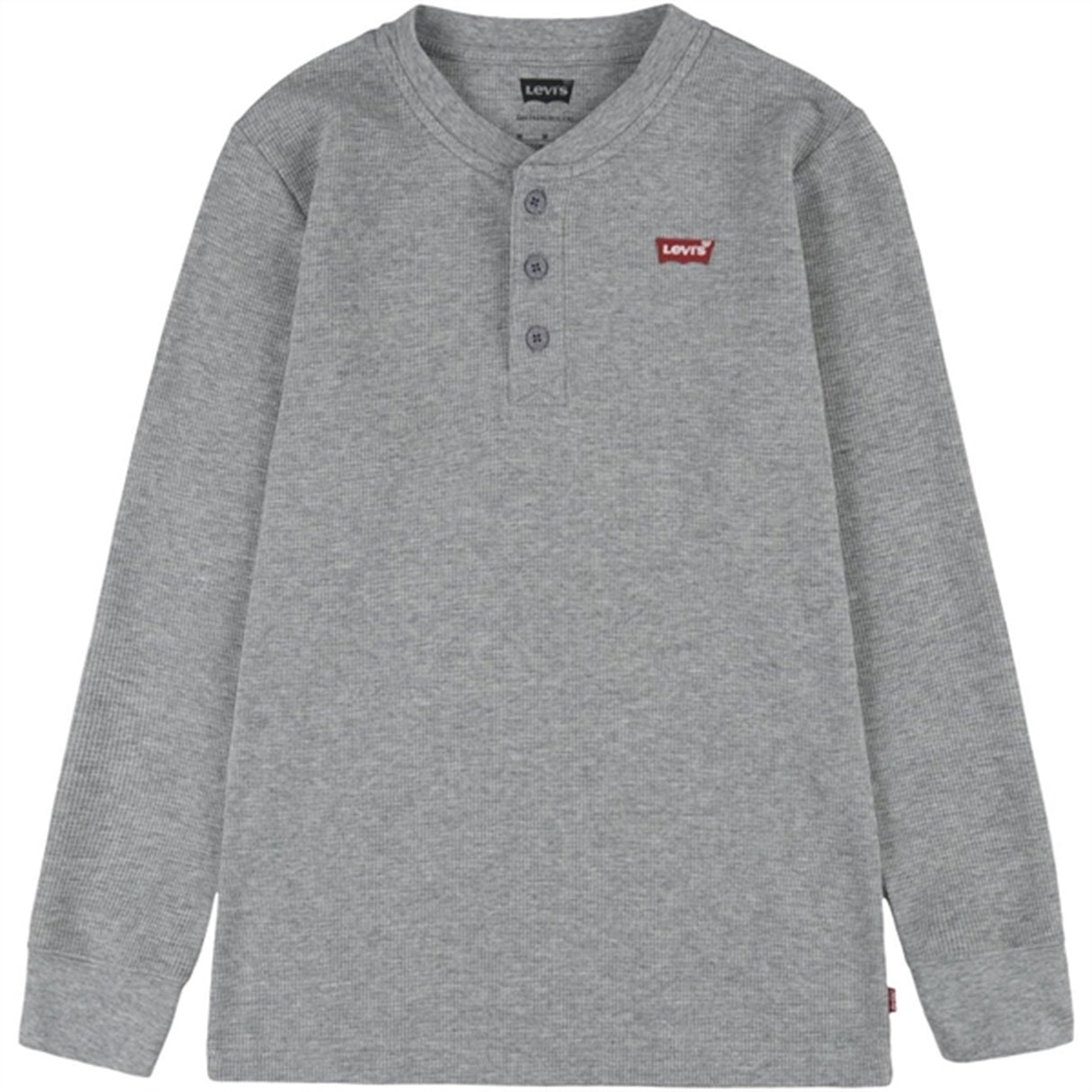 Levi's Thermal Crew Knit Blouse Grey Heather