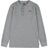 Levi's Thermal Crew Knit Blouse Grey Heather