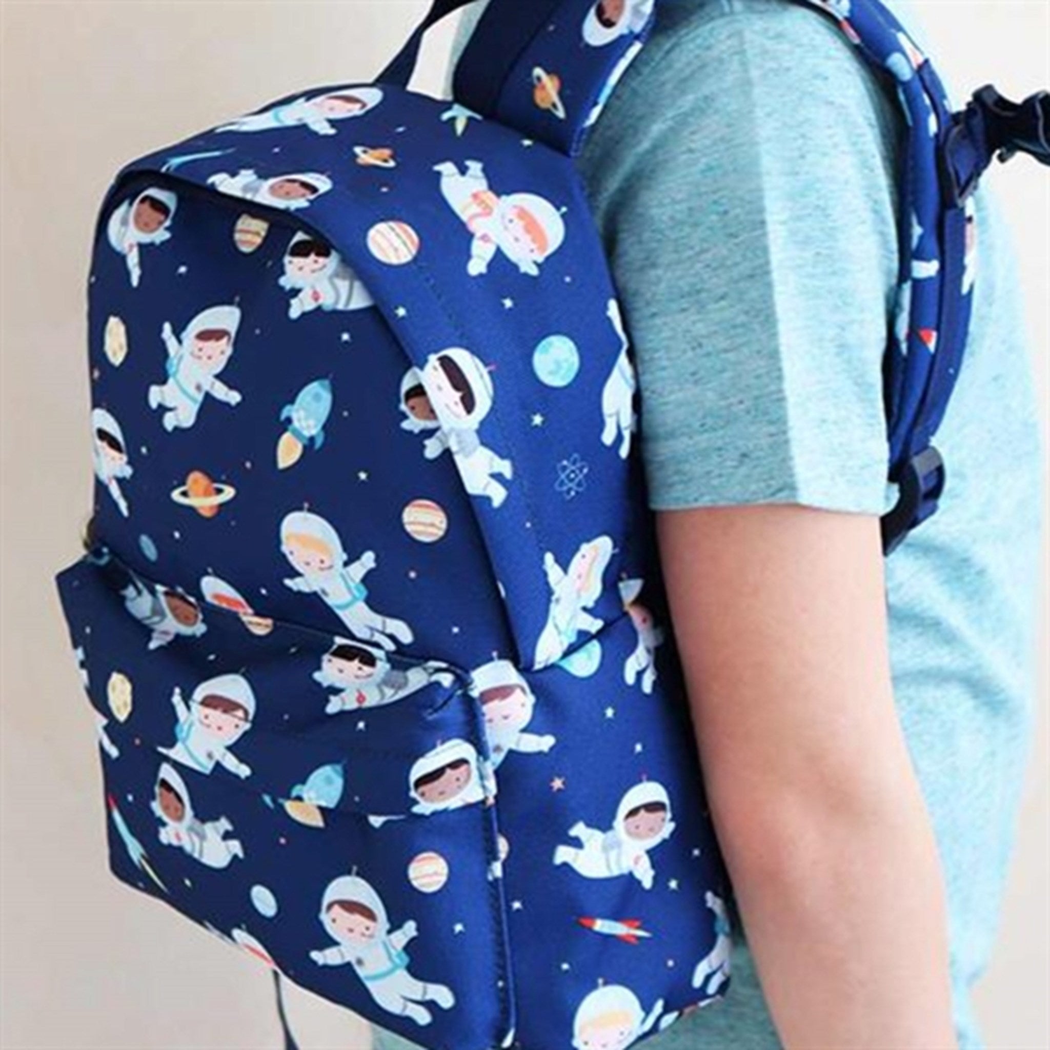 A Little Lovely Company Backpack Small Astronauts 3