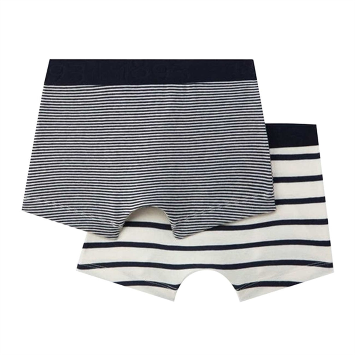 Petit Bateau Boxers 2-pack White/Navy Stripes 3