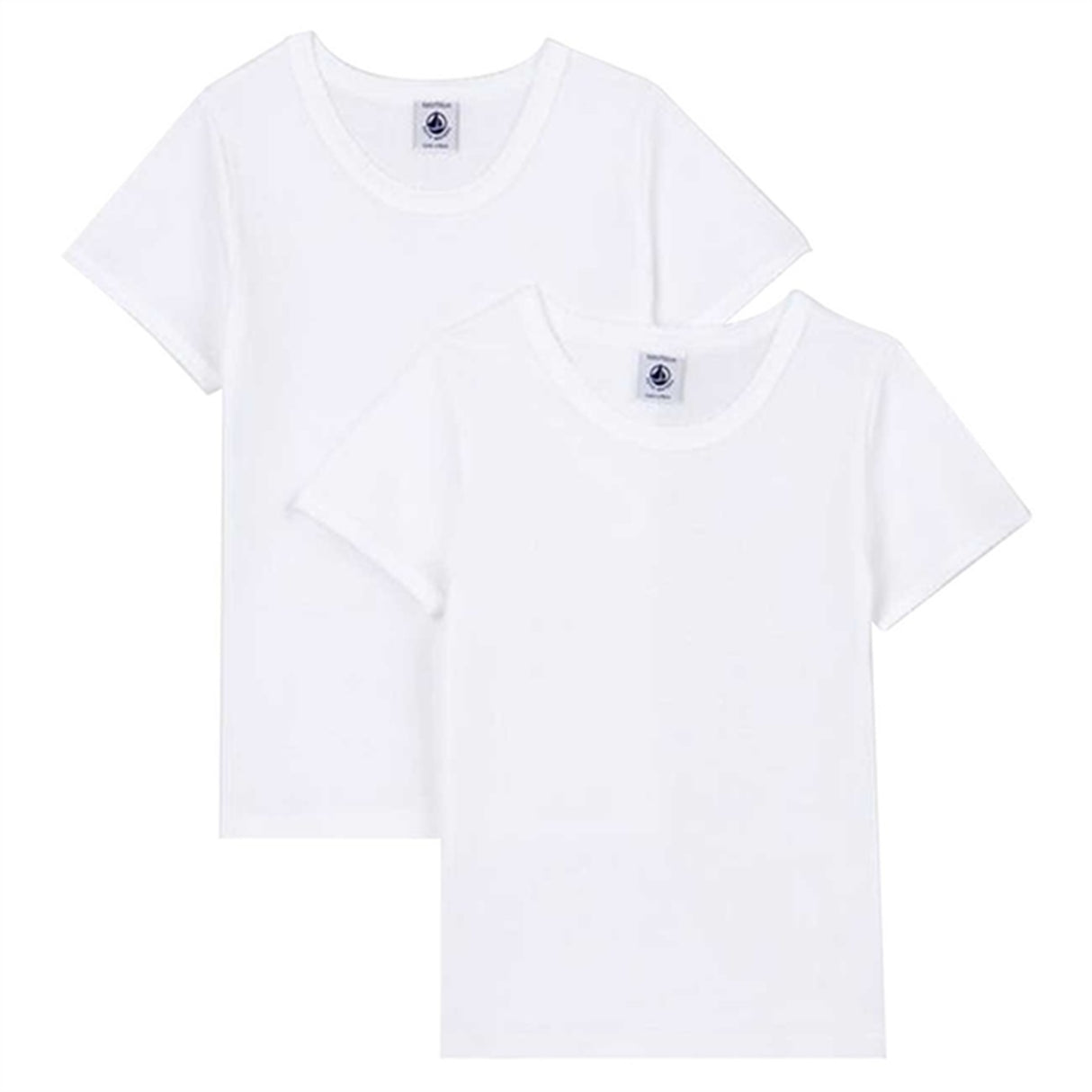 Petit Bateau T-shirt Mc 2-pack White