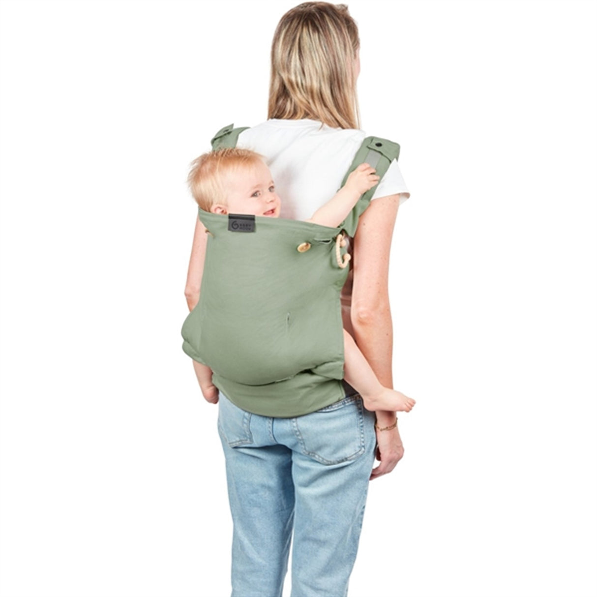 Babymoov Moov & Boost Carrier Sage Green 7