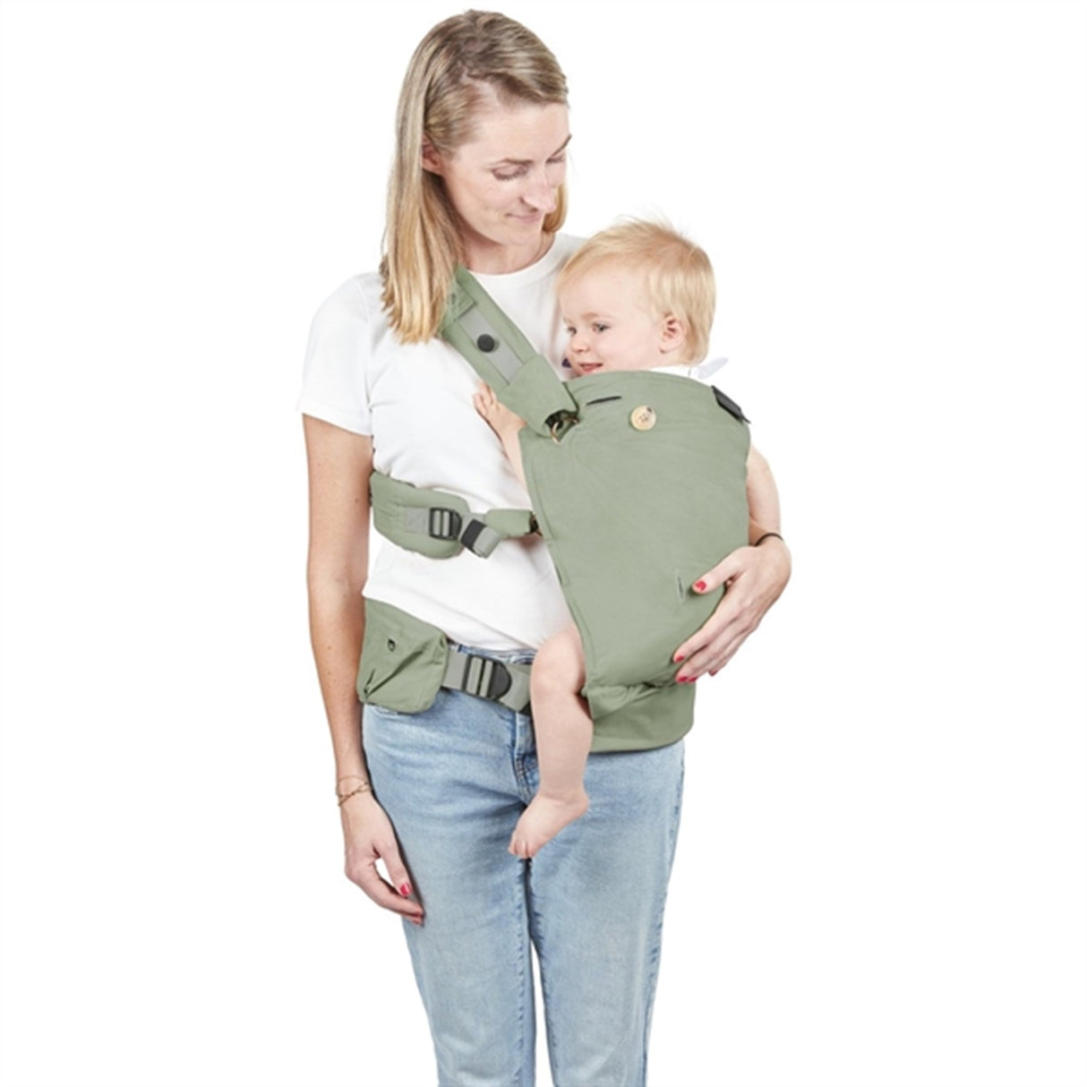 Babymoov Moov & Boost Carrier Sage Green 6