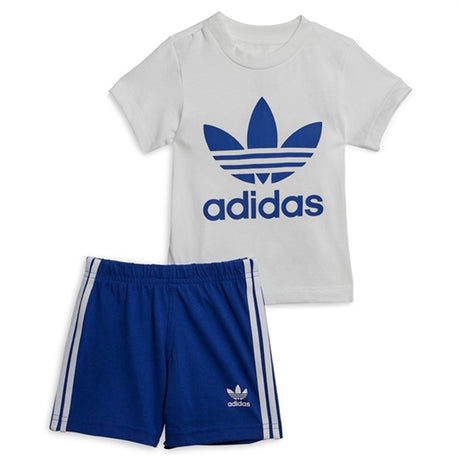 adidas Originals Blue Shorts Tee Set