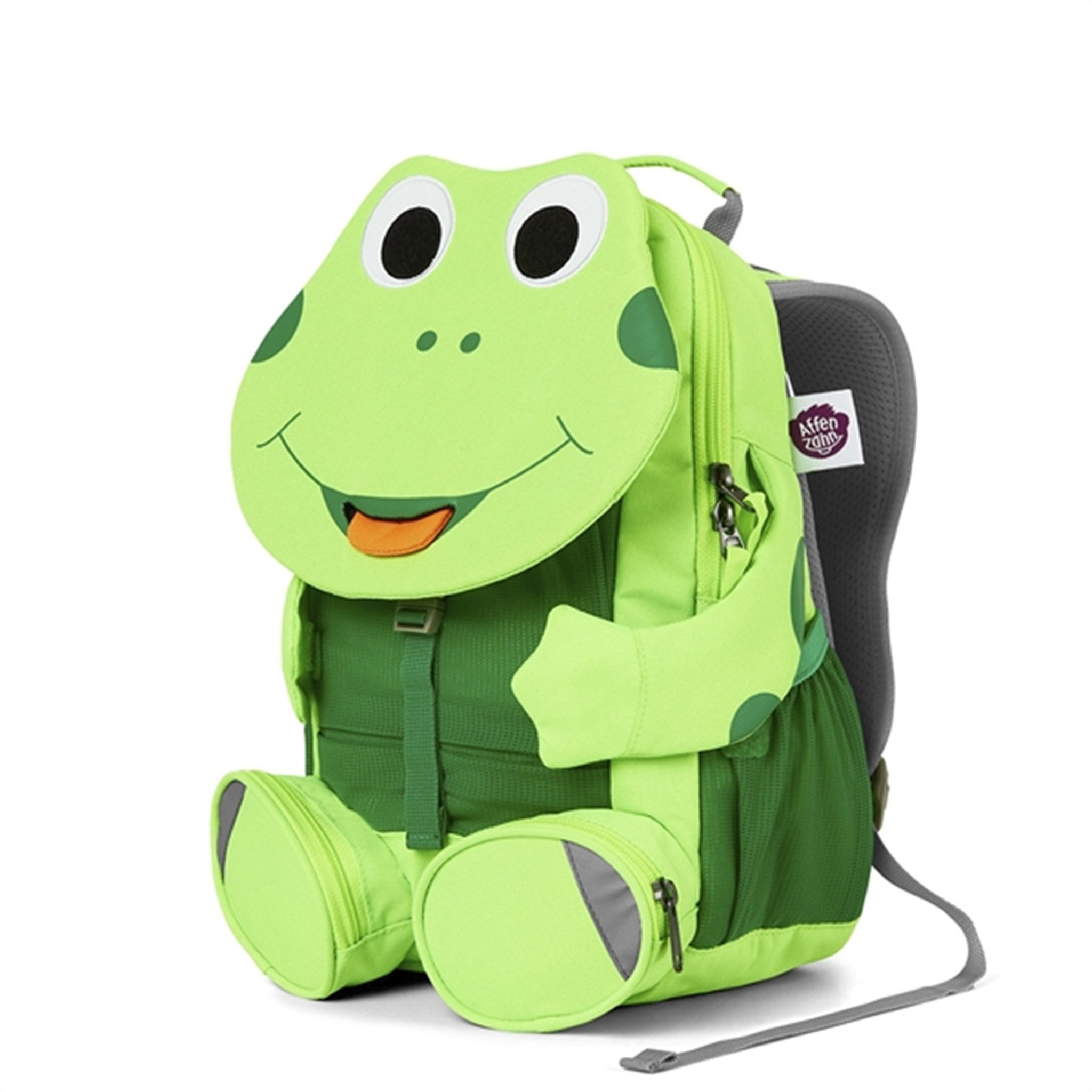 Affenzahn Kindergarten Backpack Large Neon Frog 3