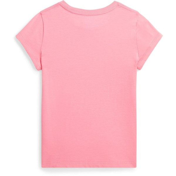 Polo Ralph Lauren Girl T-Shirt Florida Pink Oasis Yellow 2