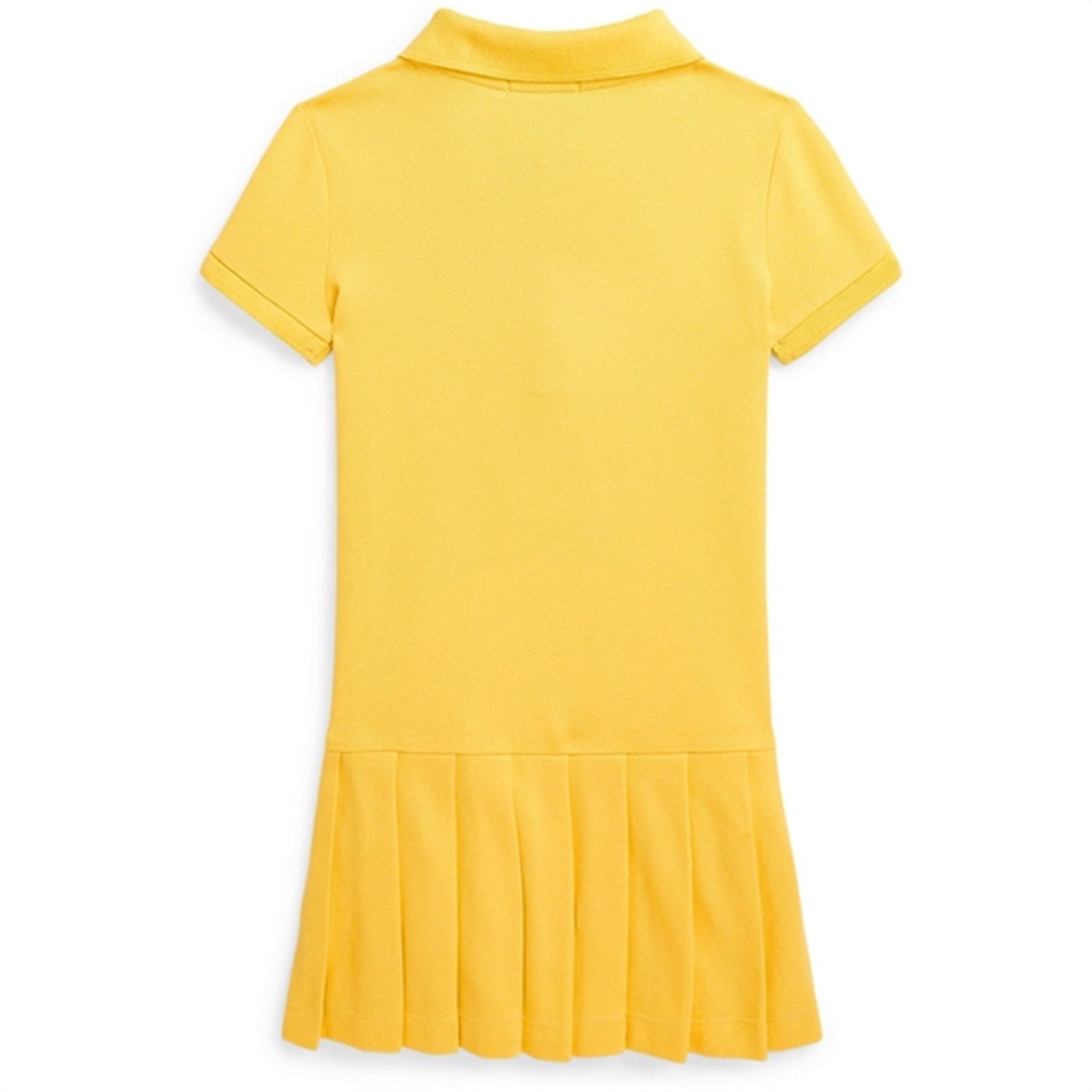 Polo Ralph Lauren Girls Dress Chrome Yellow W/ Bright Pink 2
