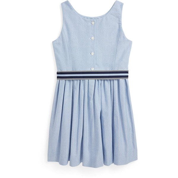 Polo Ralph Lauren Girl Dress Blue Hyacinth 2