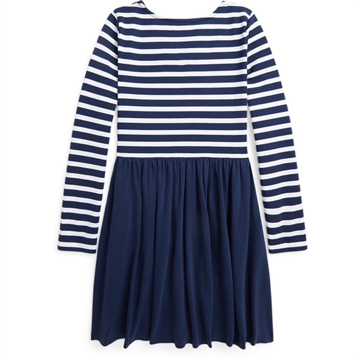 Polo Ralph Lauren Girls Dress Newport Navy W White 2