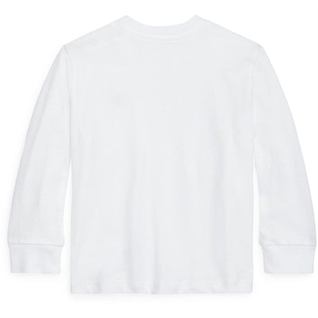 Ralph Lauren Baby Strik Bluse M. Knap White 2