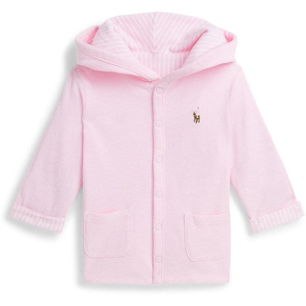 Ralph Lauren Baby Girl Cardigan Carmel Pink Multi