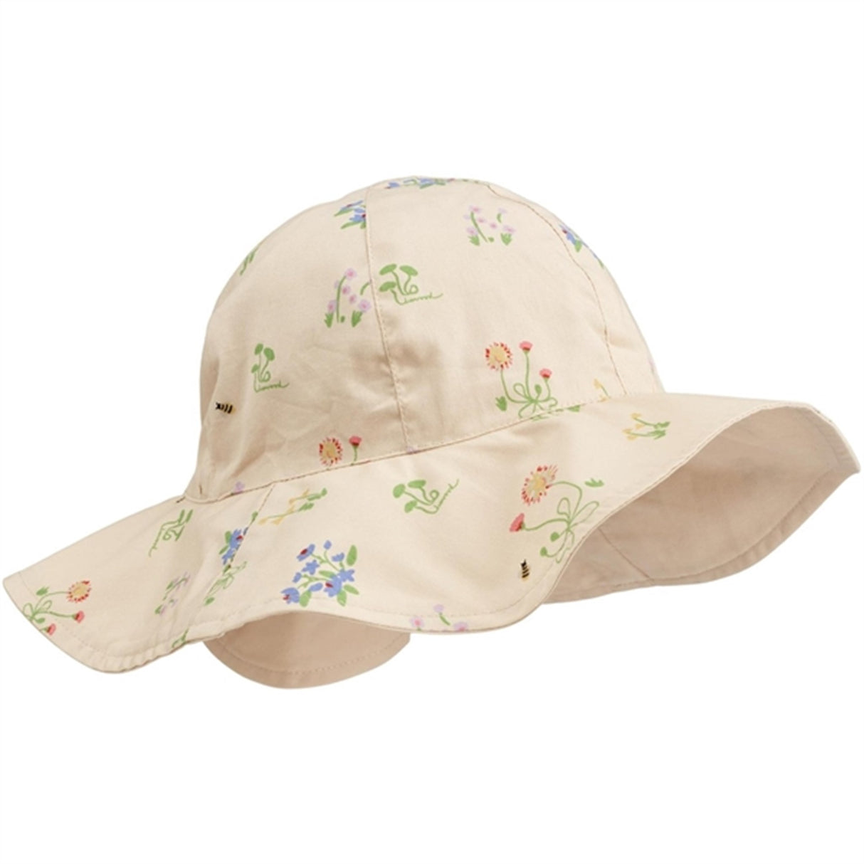 Liewood Amelia Reversible Sun Hat Flora Sandy Sandy