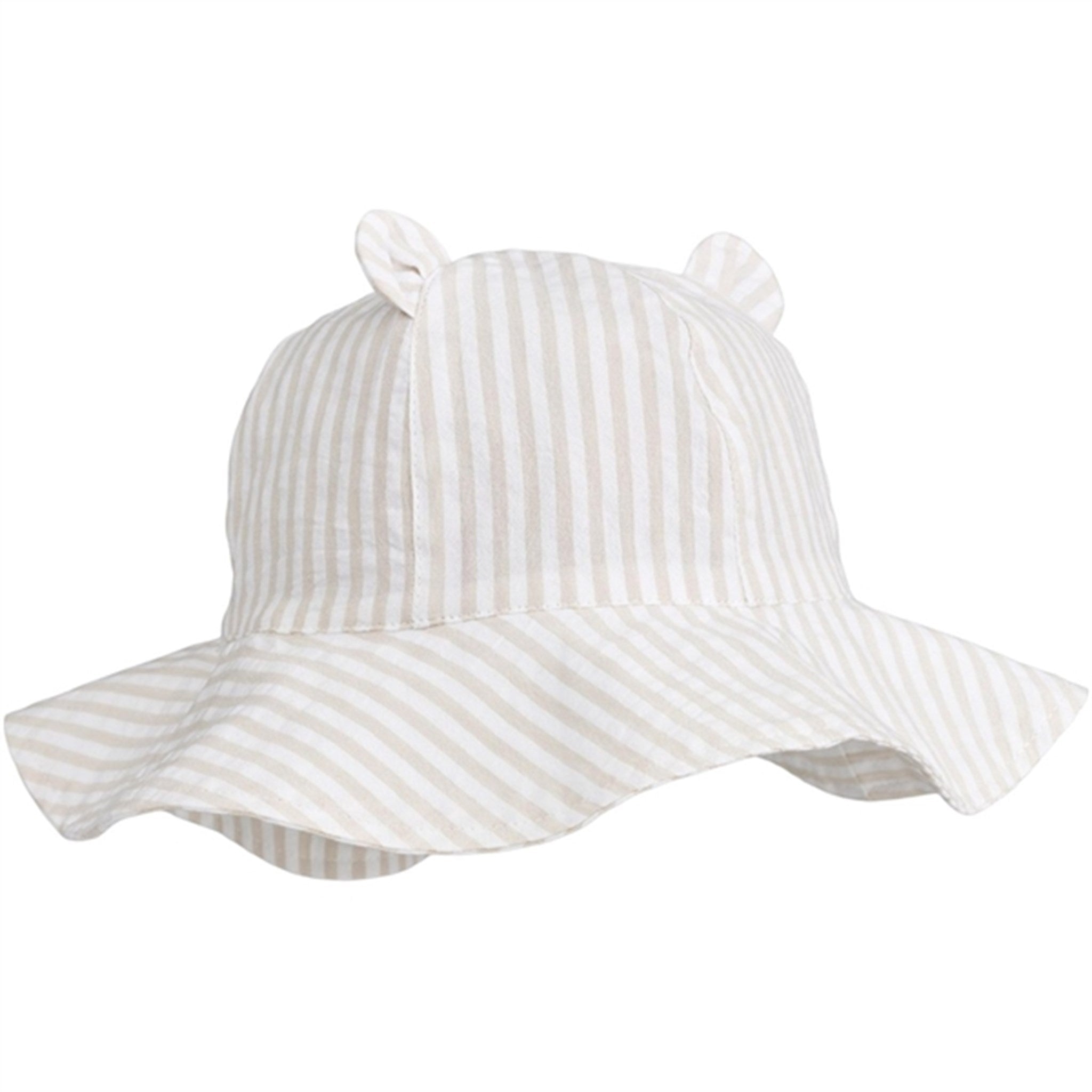 Liewood Amelia Sun Hat Y/D Stripes Crisp White Sandy
