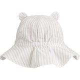 Liewood Amelia Sun Hat Y/D Stripes Crisp White Sandy