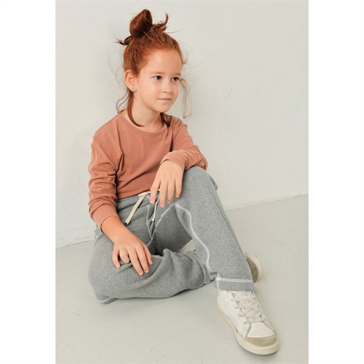 American Vintage Sweatpants Gupcity Heather Grey 3