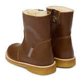 Angulus Basic Tex Boots w Zipper Cognac 3