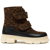 Angulus Tex-Boots w Velcro and Wool Lining Black/ Brown leo 2