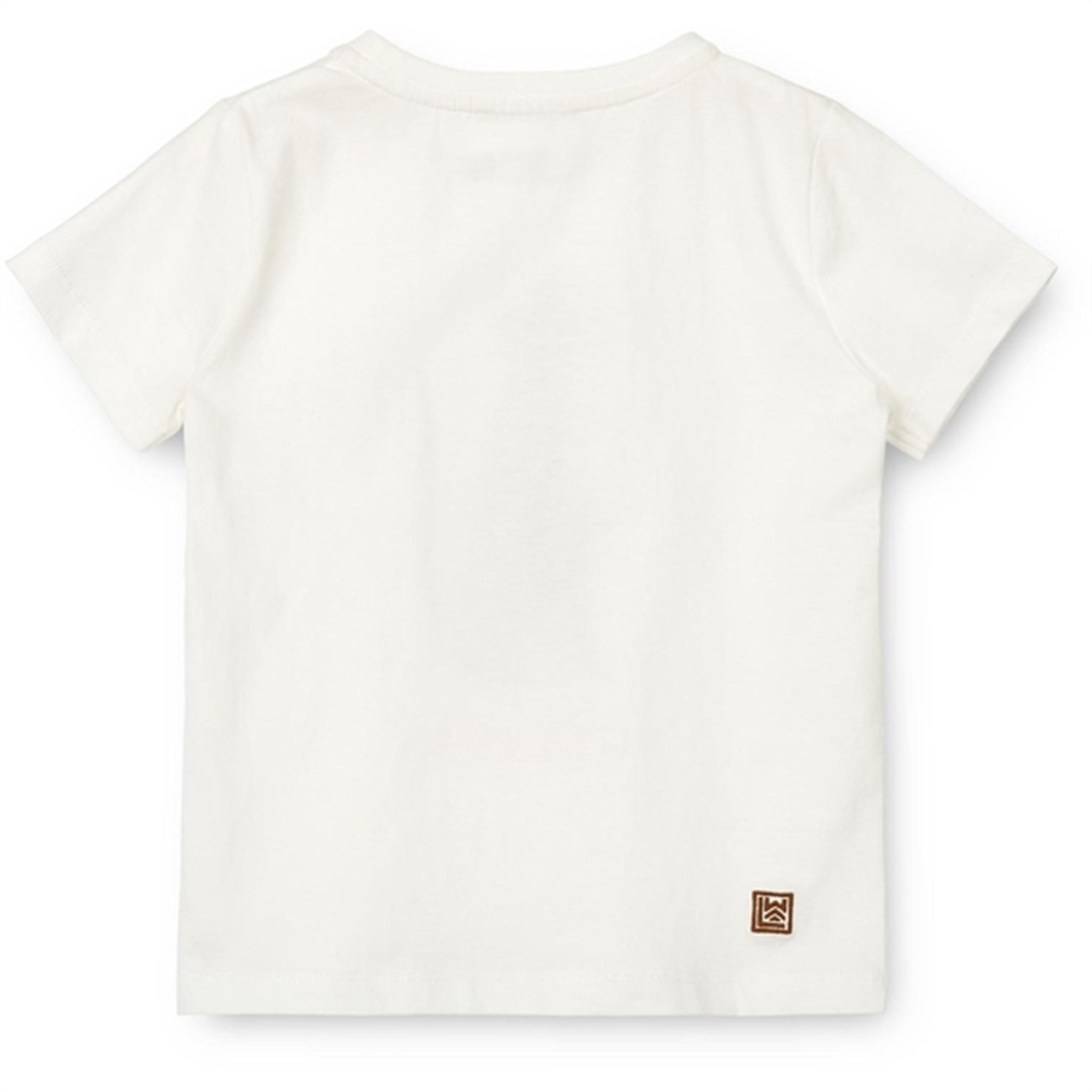 Liewood Leopard/Crisp White Apia Baby Placement T-shirt 2