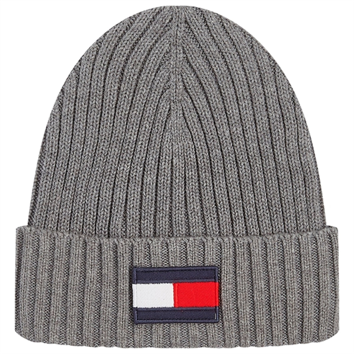 Tommy Hilfiger Big Flag Beanie Light Grey Heather