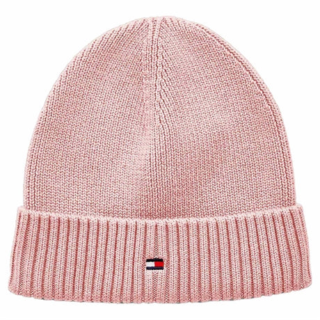 Tommy Hilfiger Small Flag Beanie Pink Shade