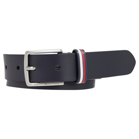 Tommy Hilfiger Leather Belt Space Blue