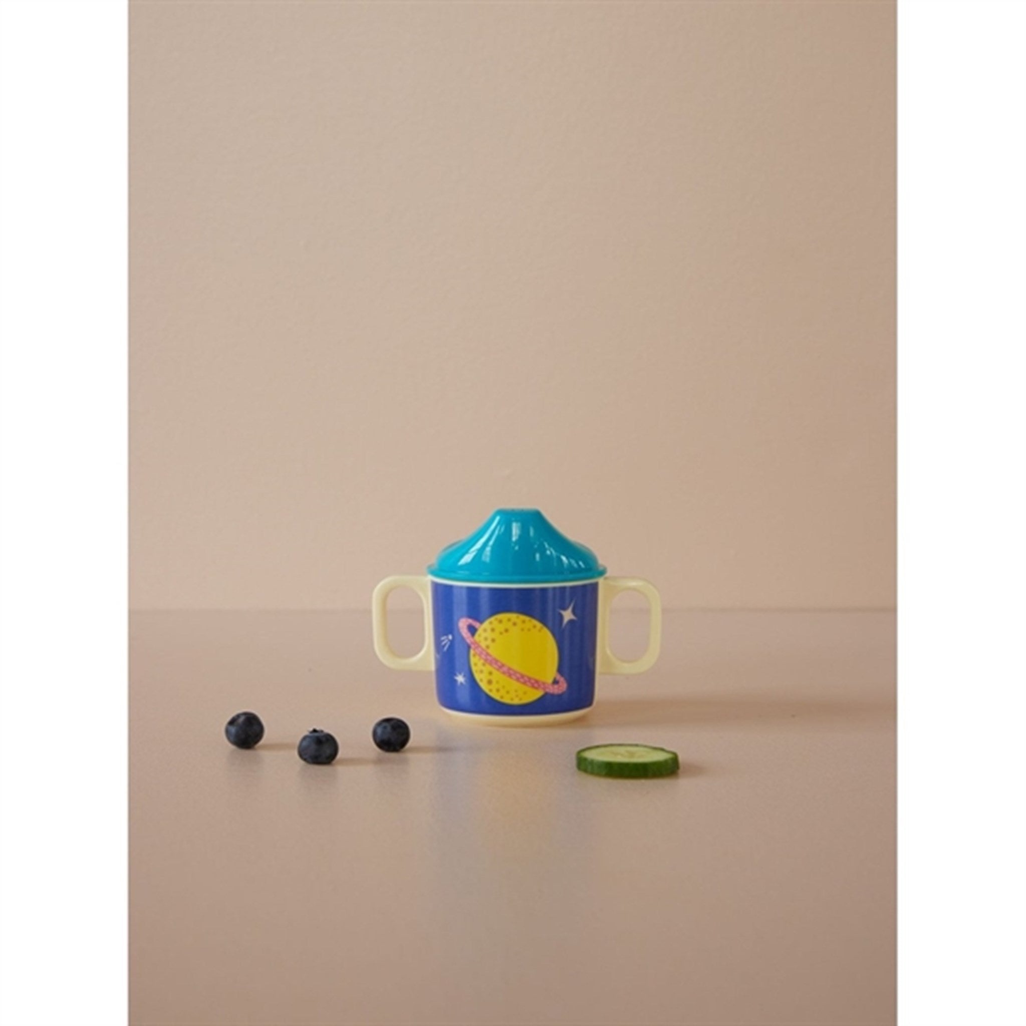 RICE Galaxy Melamine Baby Cup with Handles 2