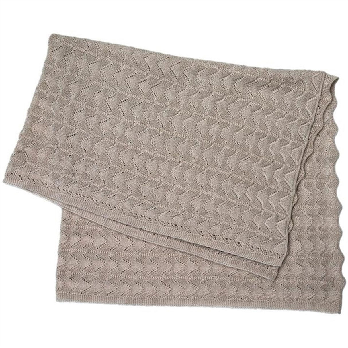 HOLMM Pure Sand Baby Lemo Baby Alpaca Knit Blanket