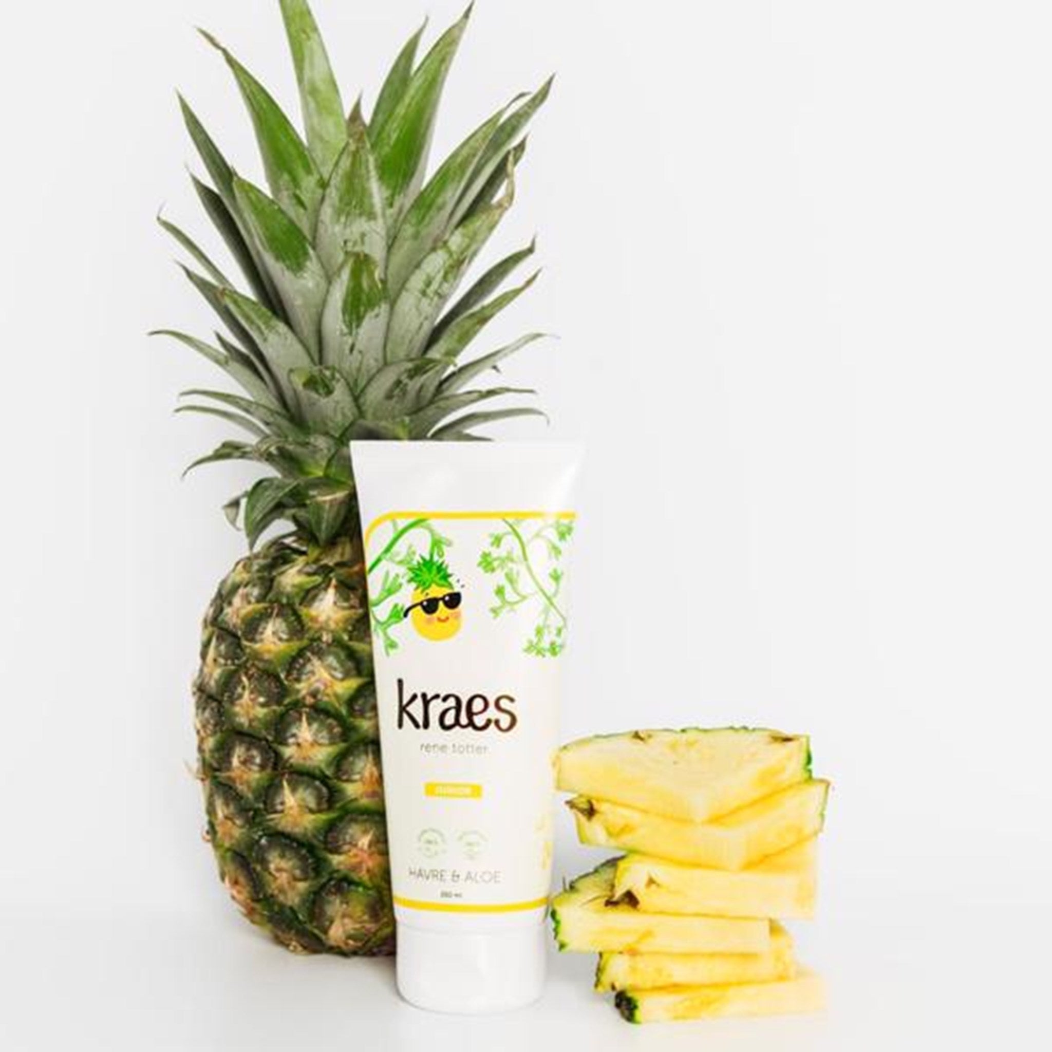 Kraes Rene Totter Havre/Aloe Shampoo w. Pineapple 200 ml 2