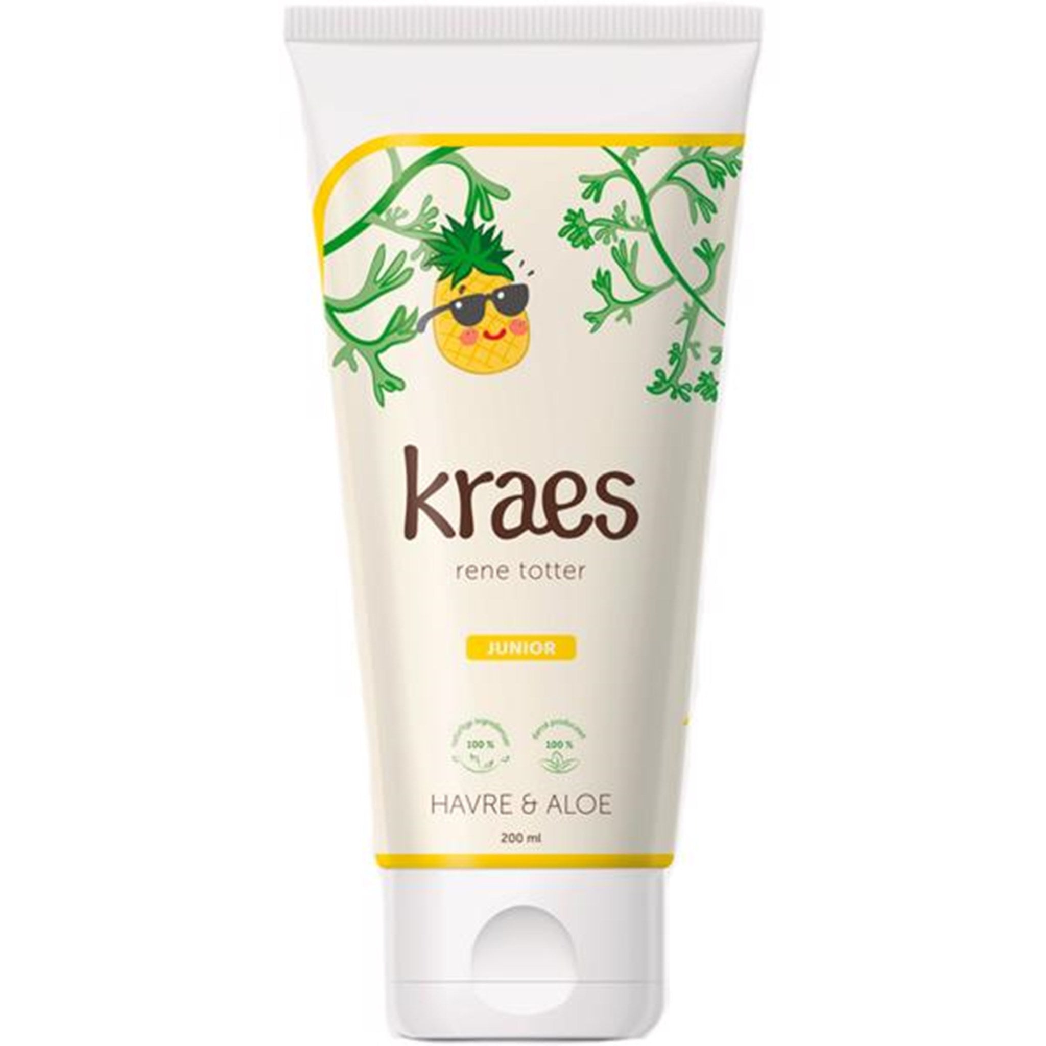 Kraes Rene Totter Havre/Aloe Shampoo w. Pineapple 200 ml