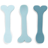 Done by Deer Silicone Baby Spoon Wally Blue