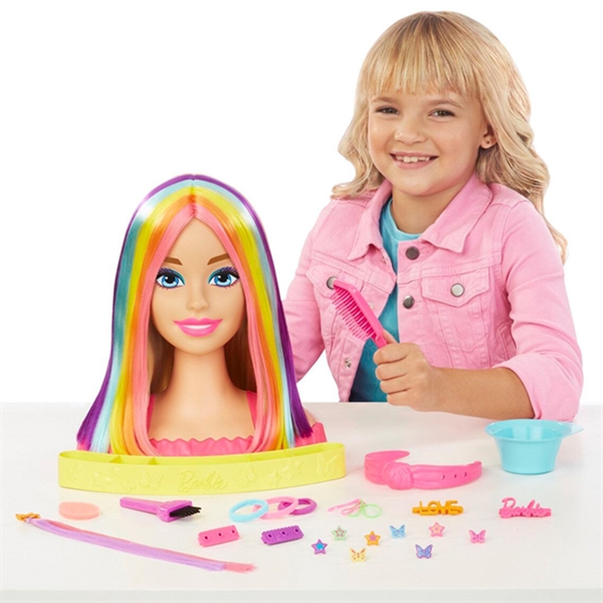 Barbie® Neon Rainbow Deluxe Styling Head 2
