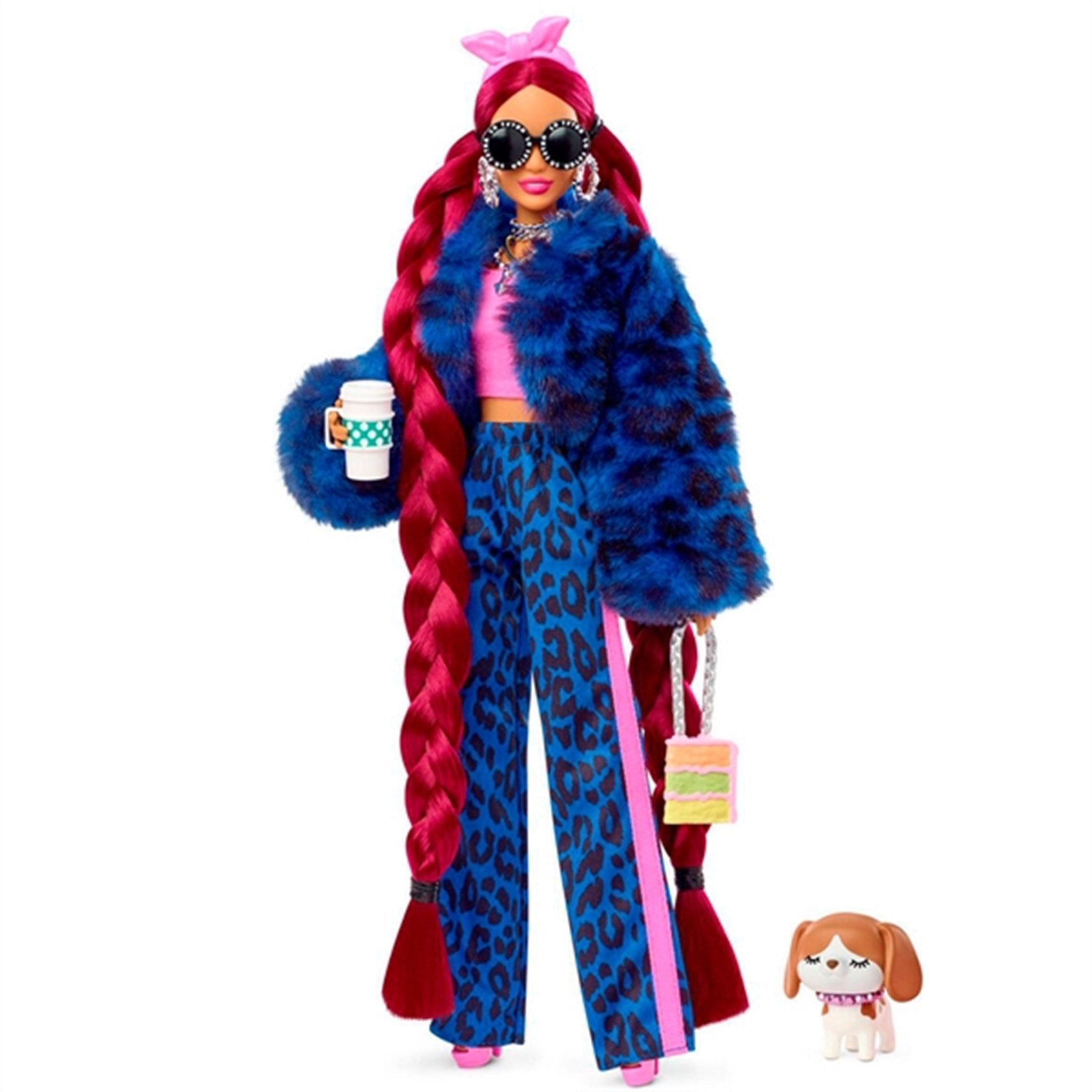 Barbie® Extra Doll - Red/Blue