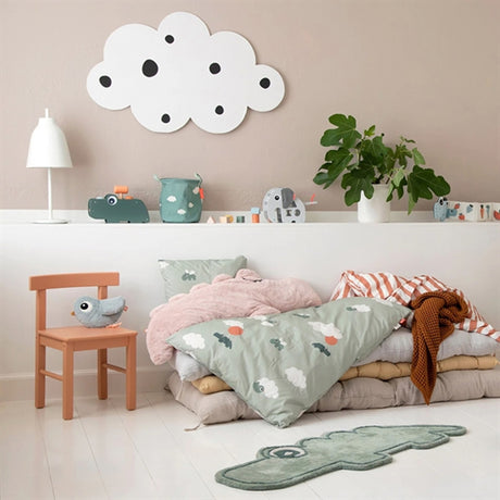 Done by Deer Bedlinen Happy Clouds Green 2