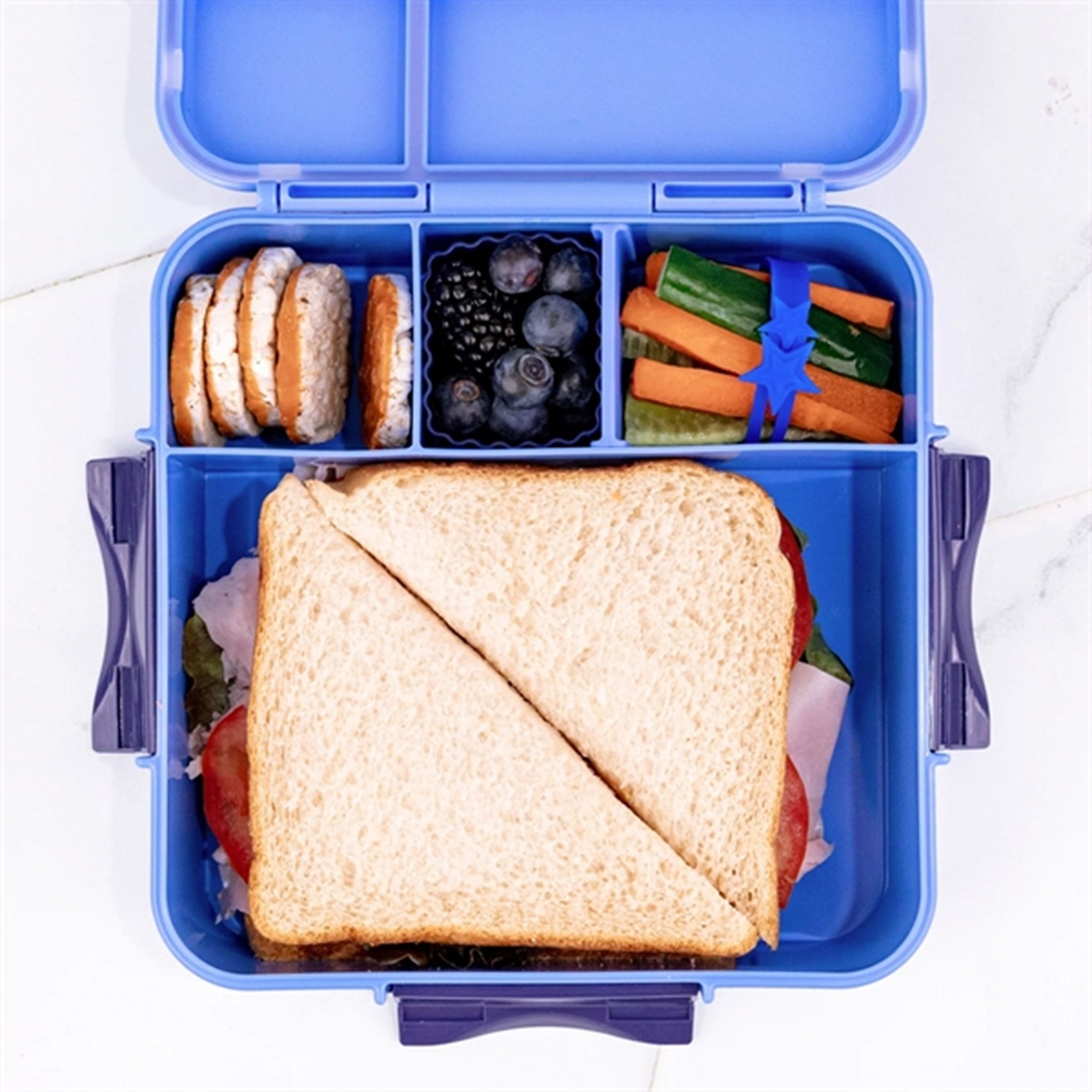 Little Lunch Box Co Bento 3+ Lunch Box Blueberry 2