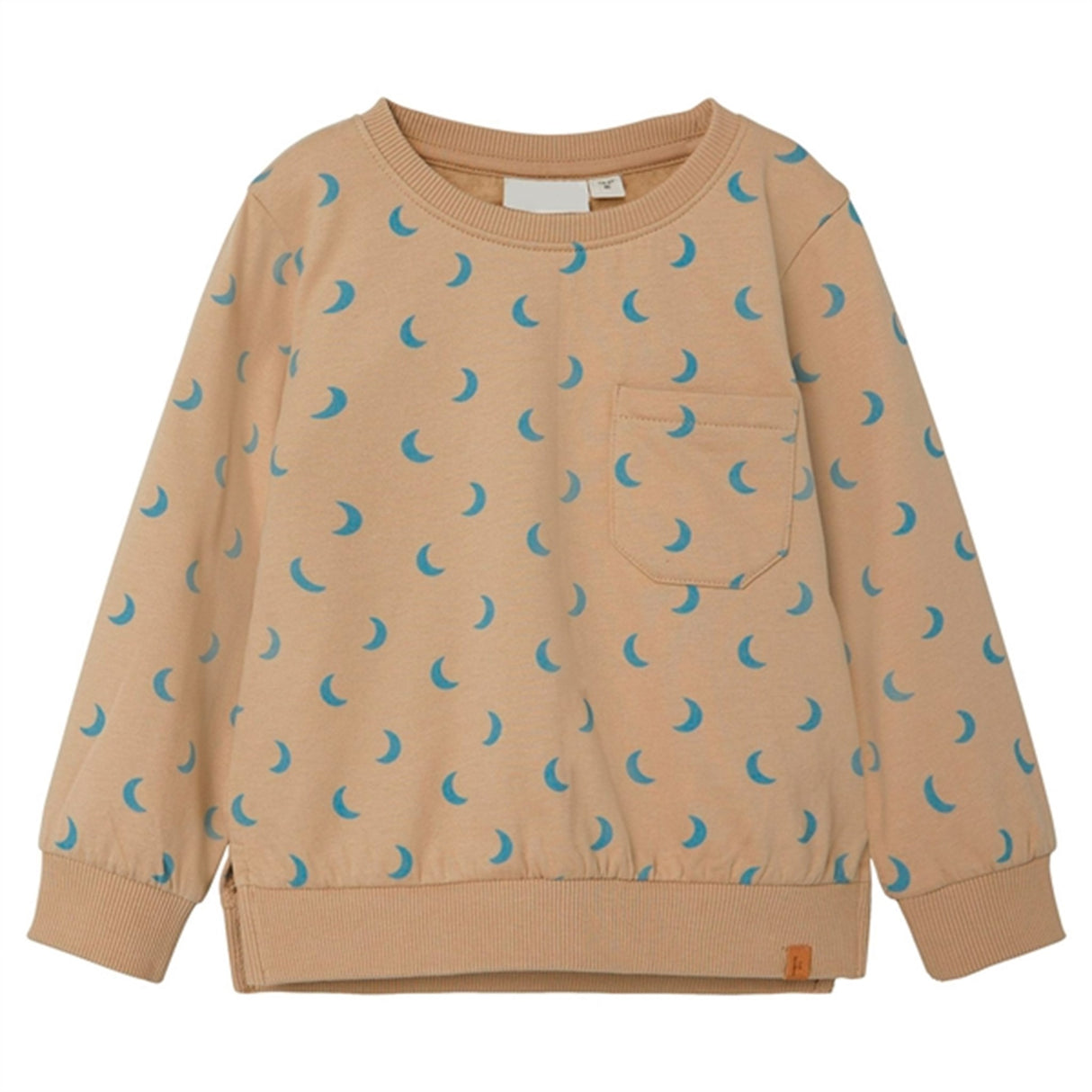 Lil'Atelier White Pepper AOP Salon Sweatshirt