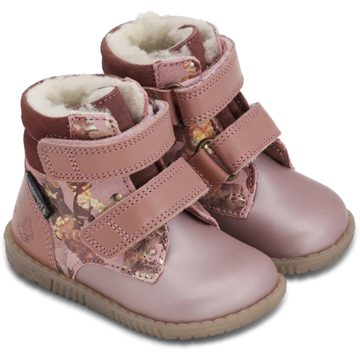 Bundgaard Rabbit Strap Tex Winter Boot Rose Mili