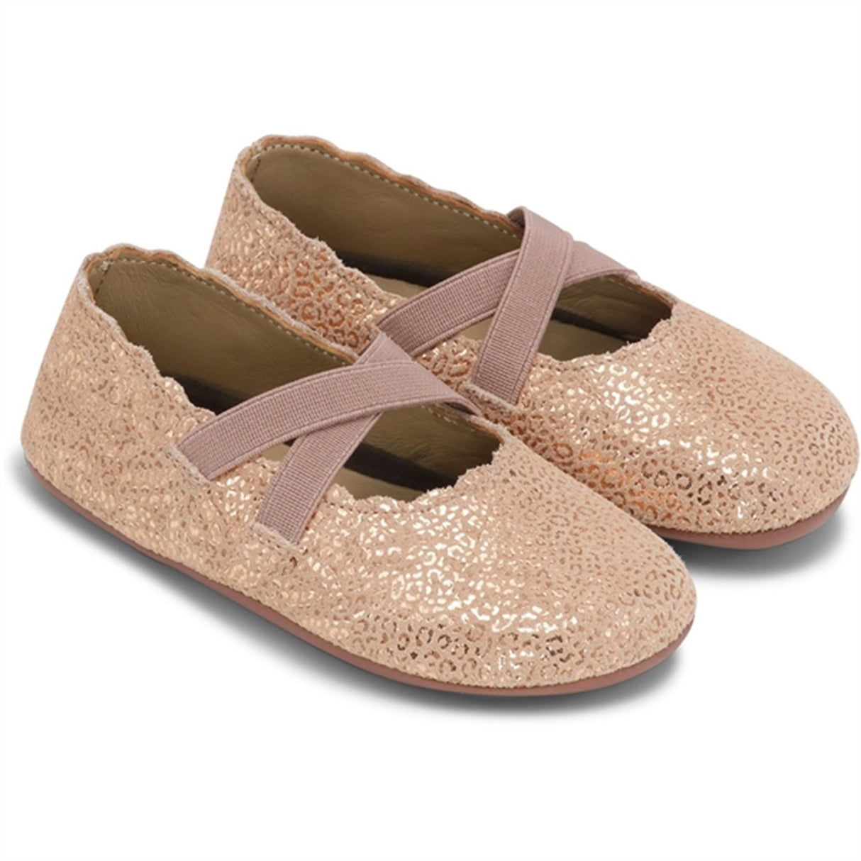 Bundgaard Tamara Ballerina Indoor Shoes Rose Cloud