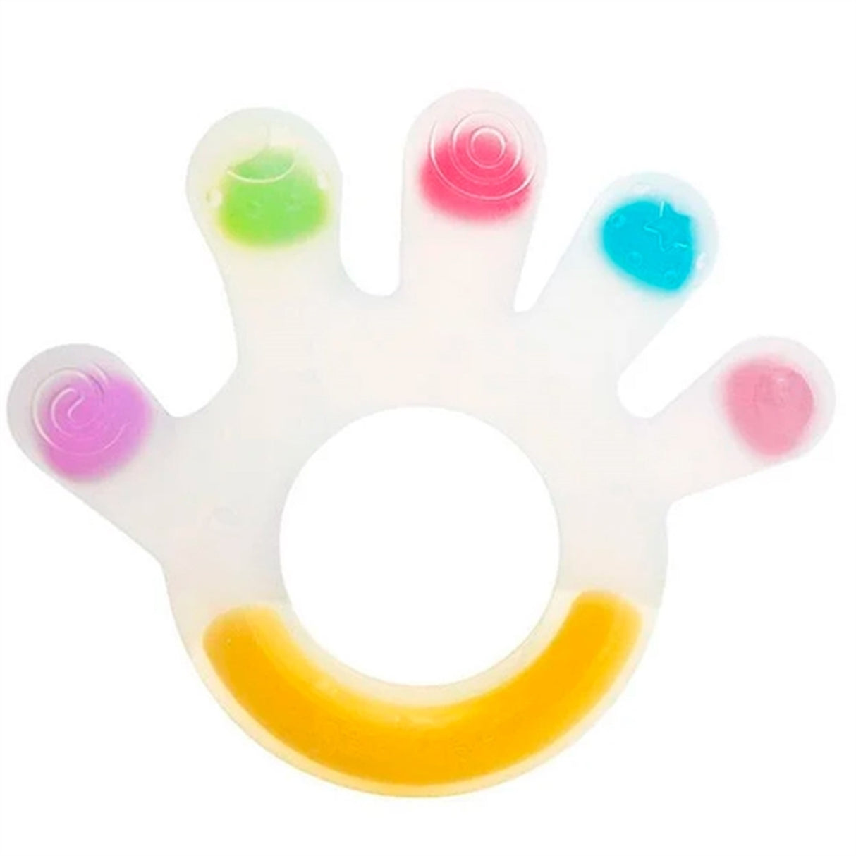 Haakaa Teething Ring Hand Purple/Green/Pink/Blue/Rosa/Yellow