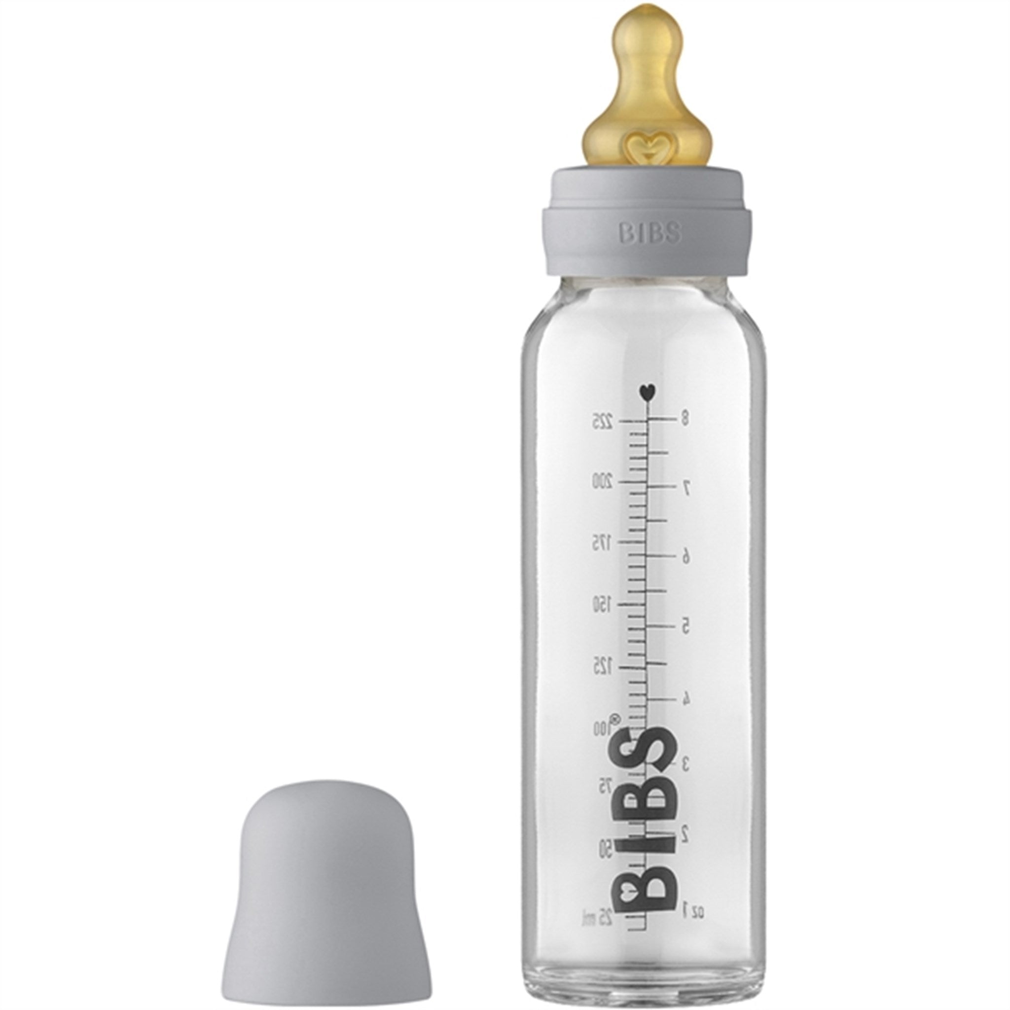 Bibs Baby Glass Bottle Complete Set Cloud 225 ml