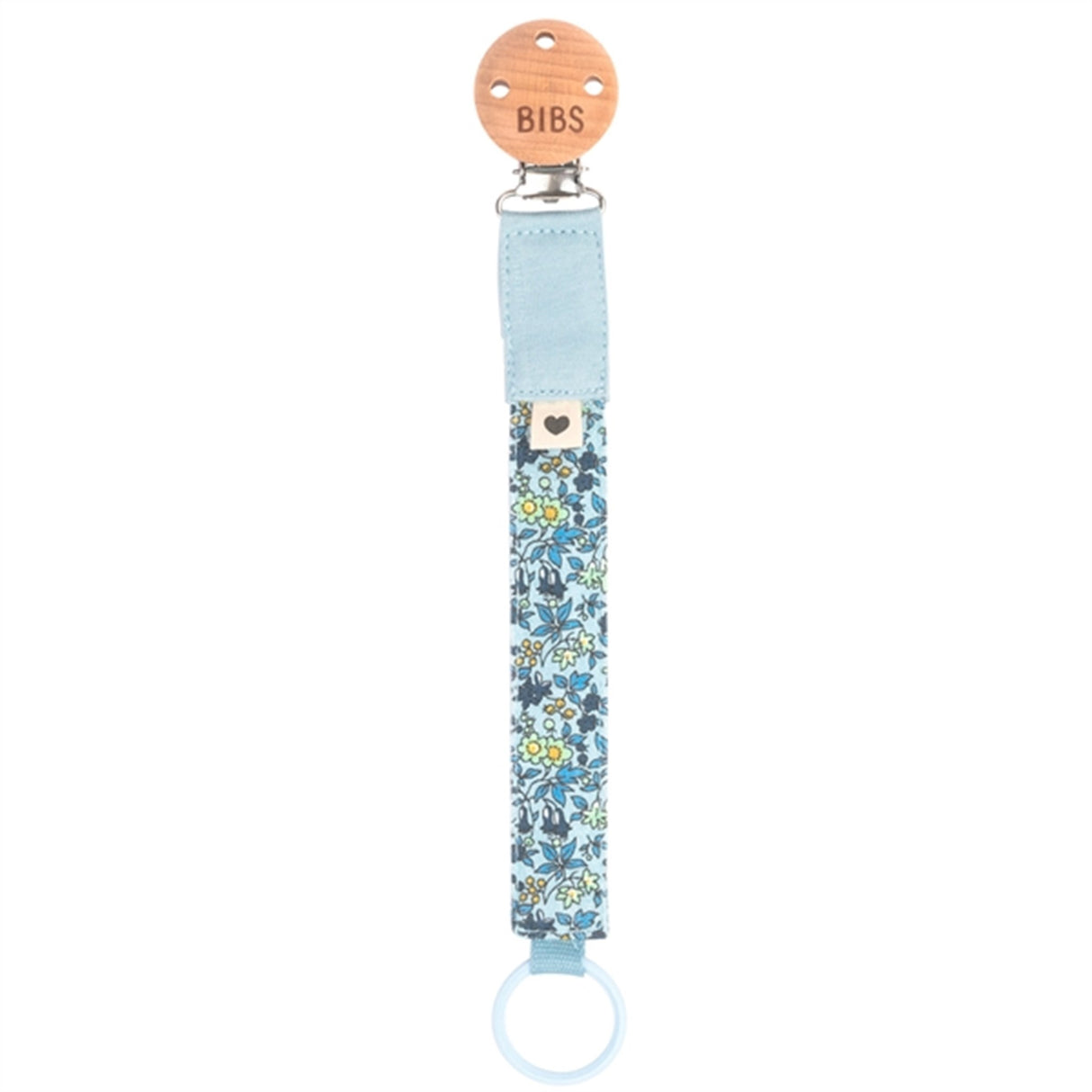 Bibs x Liberty Pacifier Strap Chamomile Lawn Baby Blue